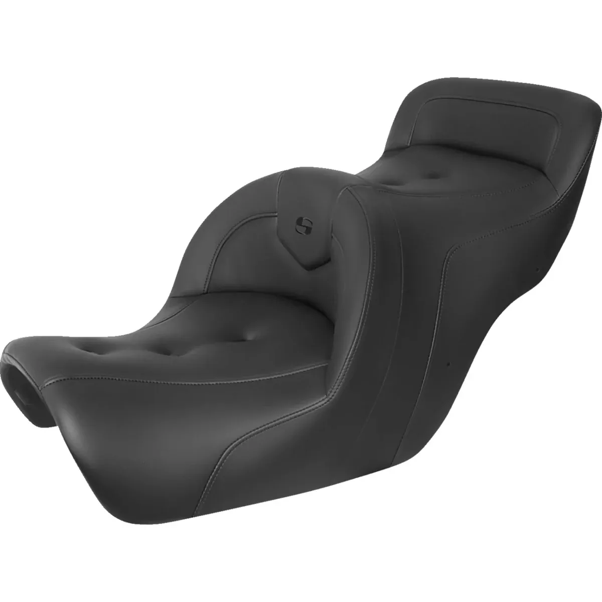 Saddlemen Roadsofa Standard Reach Seat Without Backrest Pillow Top Black – H88-07-181 Honda Gold Wing 1988-1990