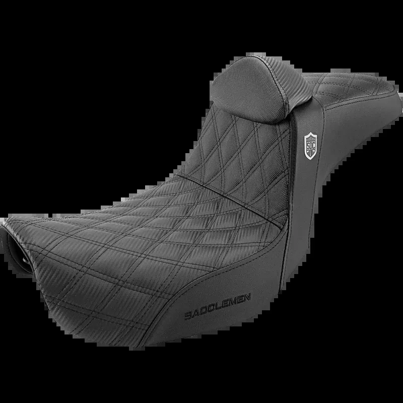 SADDLEMEN SDC PRO SERIES BLACK GRIPPER SEAT HARLEY DAVIDSON DYNA 06-17
