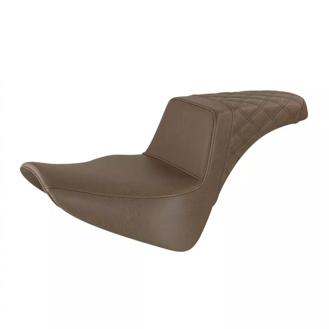 Saddlemen Step Up Rear LS Seat for '18-22 Harley Davidson Softail Deluxe, Softail Heritage / Heritage Classic, Softail Slim