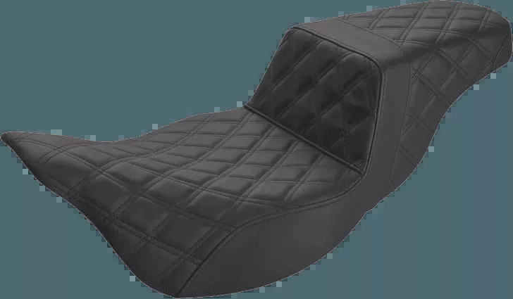 Saddlemen Step Up Seat for '08-Up Harley Davidson Touring - Black (Choose From 5 Styles) (Not for '24-Up FLHX/FLTR Models)