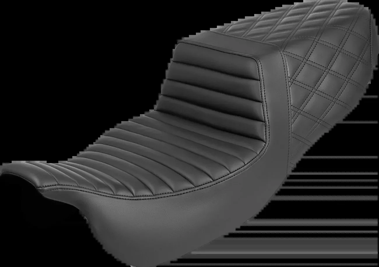 Saddlemen Step-Up Seat - Front Tuck-n-Roll/Rear Lattice Stitch - FLRT/FLTRT '15-'25 - 815-07-176