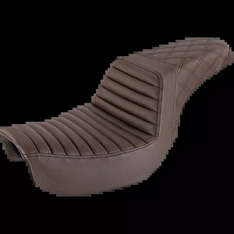 SADDLEMEN STEP UP SEAT T/R- L/S HARLEY DAVIDSON DYNA 06-17