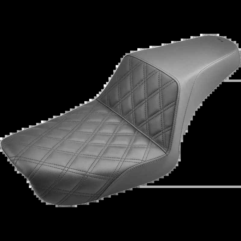 SADDLEMEN STEP UP SEATS BLACK HARLEY DAVIDSON DYNA FXD 04-05