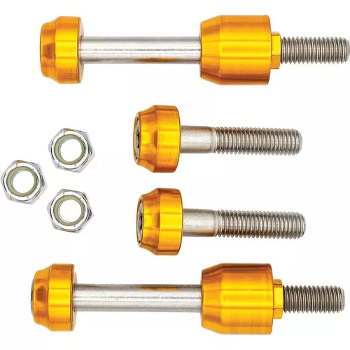 Santoro Fabworx Way Kool Shock Mounts for 2009-2017 Harley Dyna - Gold