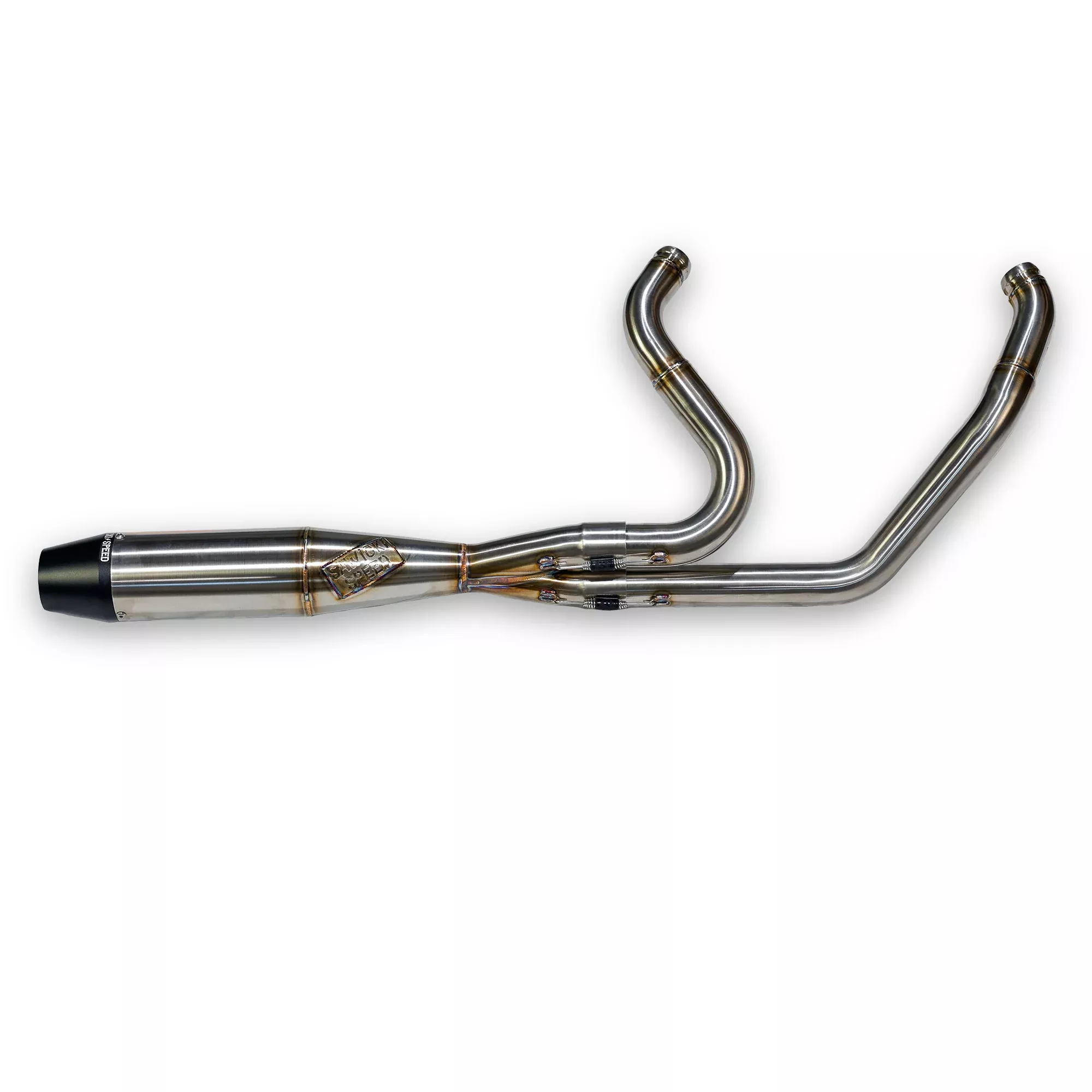 SAWICKI - INTMDTR M8 FLT MID BRUSHED SS W/BLACK END CAP - 930-02604