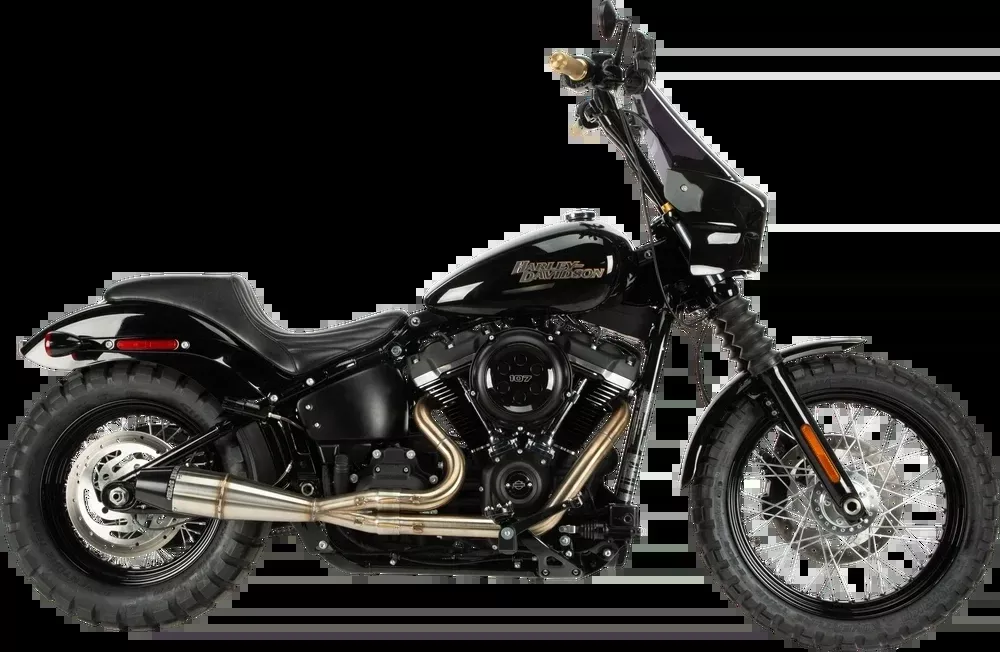 SAWICKI SPEED 2:1 SHORTY EXHAUST 18-26 HARLEY SOFTAIL M8