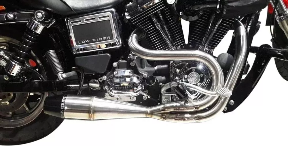 SAWICKI SPEED SHORTY 2:1 EXHAUST HARLEY DAVIDSON DYNA 91-17
