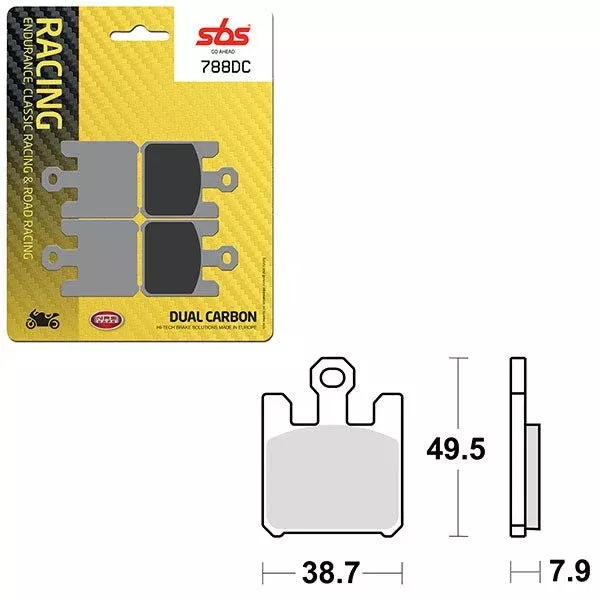 SBS Dual Carbon Front For Race USE Only Brake Pad (6290788108)