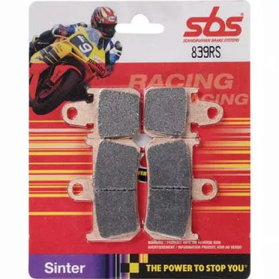 SBS Honda CBR600RR ABS 09-17 Racing Sintered Metal Front Brake Pads