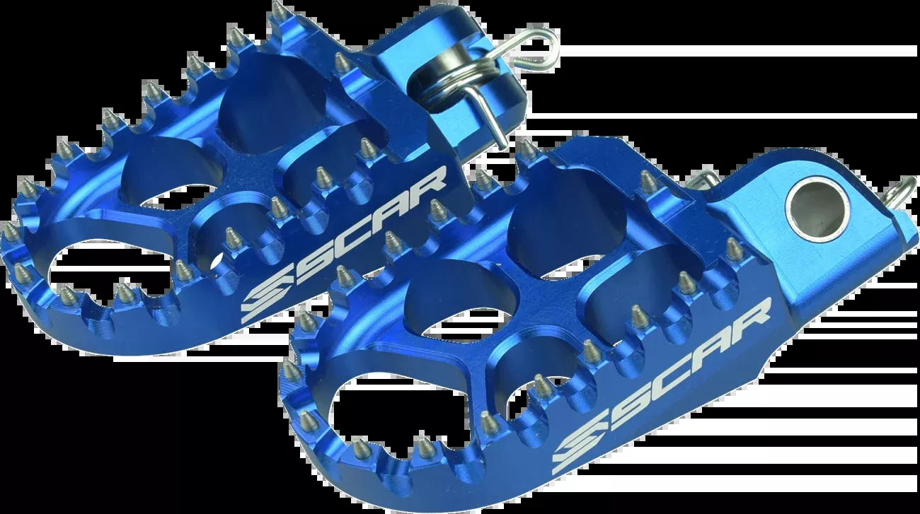 Scar Racing Evo Foot Pegs (Blue) S5585BL — Husqvarna / KTM 1998-2026