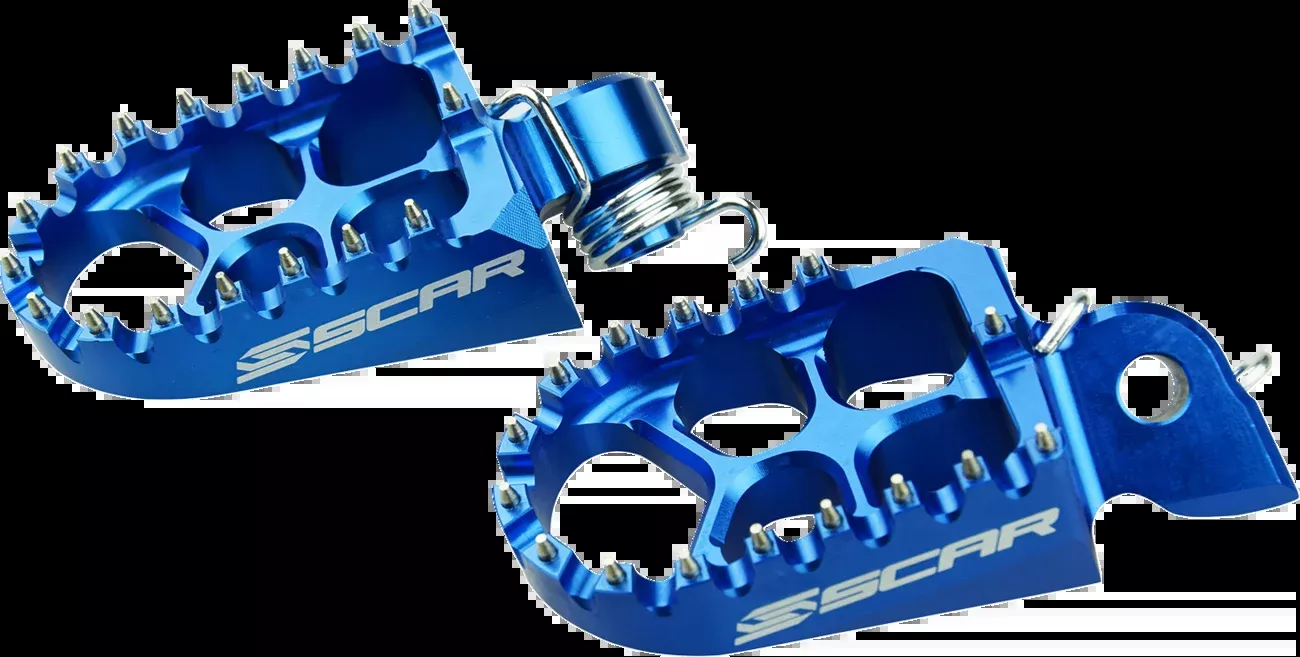 SCAR RACING S5510B 2020s Evo Foot Pegs Blue