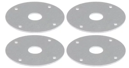Scuff Plate Aluminum 1/2in Hole 4pk ALL18518