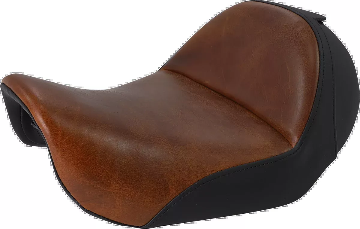 Seat - Renegade™ Lariat Solo - Smooth - Brown - Dyna