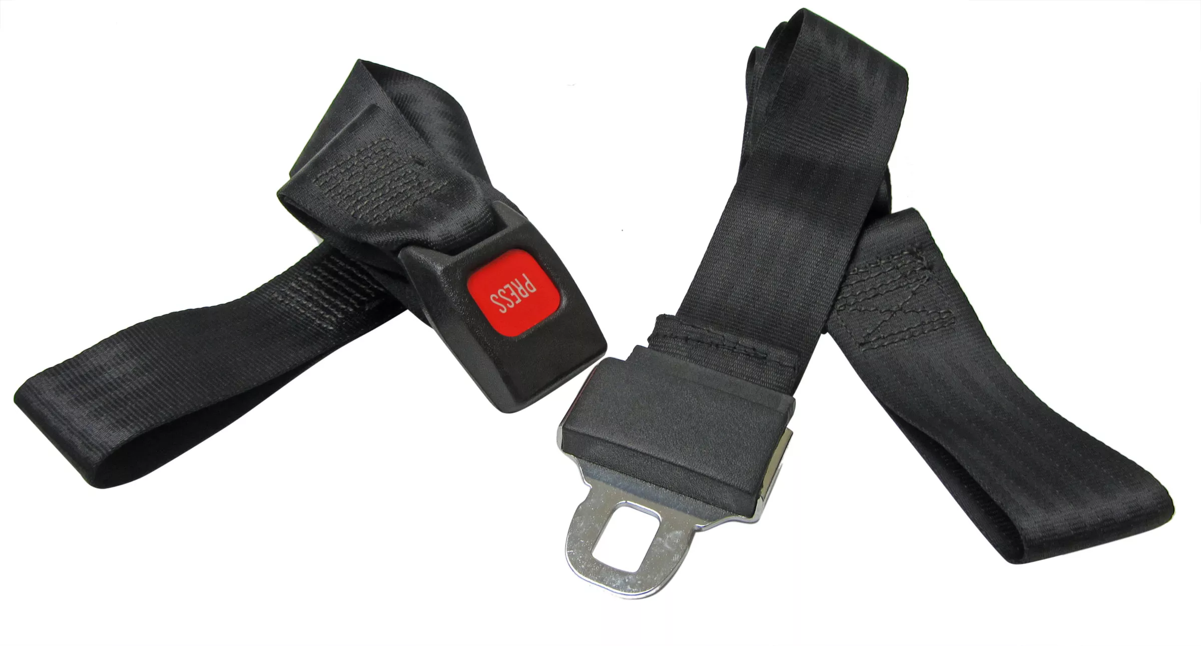 Seatbelt Assembly / 2-Point Lap Belt (Fabric Loop Ends)