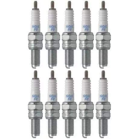 Set of 10 NGK Standard Spark Plugs for Suzuki GSX-R600 2007-1997 Engine 600cc