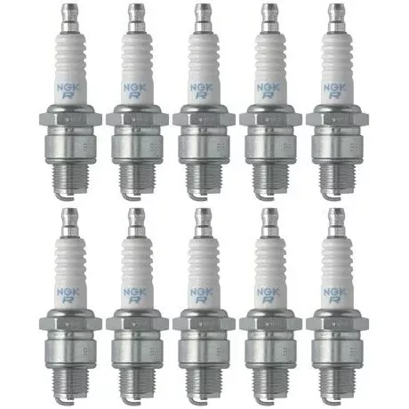 Set of 10 NGK Standard Spark Plugs for Yamaha CY50 2001-1991 Engine 50cc