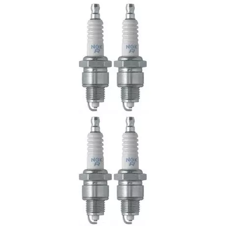 Set of 4 NGK Standard Spark Plugs Polaris YOUTH SCRAMBLER 2002-2001 Engine 90cc