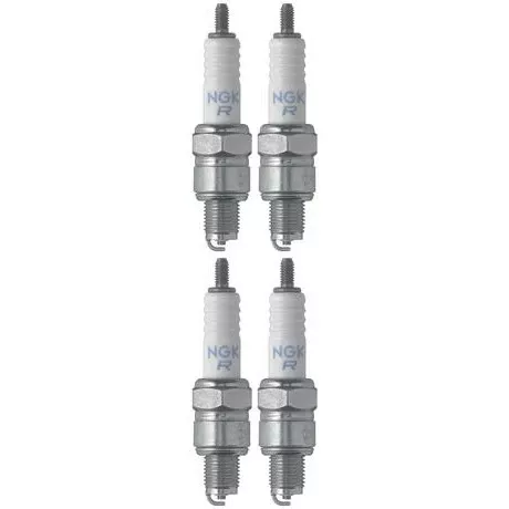Set of 4 NGK Standard Spark Plugs for Yamaha BREEZE 2004-1999 Engine 125cc