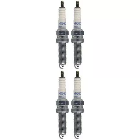 Set 4 NGK Standard Spark Plugs for Yamaha XVS1300 2014-2009 Engine 1300cc