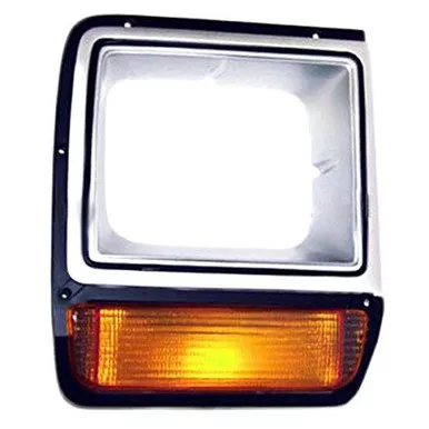 Sherman 327-95BR Passenger Side Headlight Bezel For Dodge Ramcharger 1986-1990