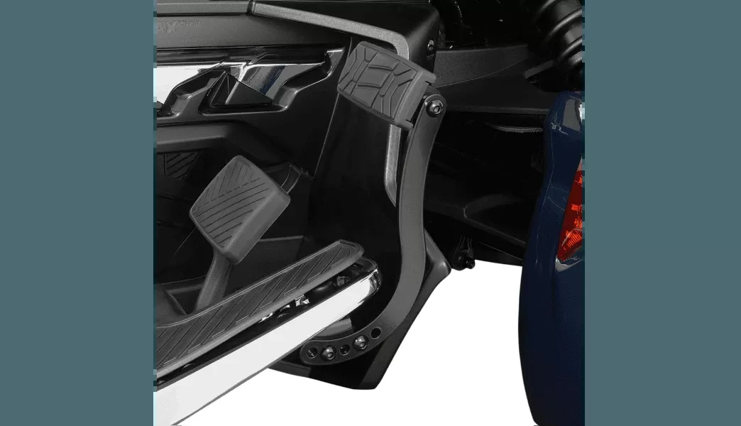 Show Chrome Adjustable Driver Footrests for '20-Up Can Am Spyder RT