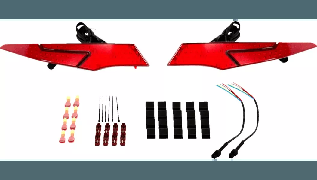 Show Chrome Formfusion LED Trunk Light for '20-Up Can Am Spyder RT LTD/F3 LTD - Red Lens