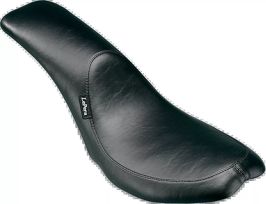 Silhouette Full-Length Seat - Smooth - Black - FX/FL '65-'84