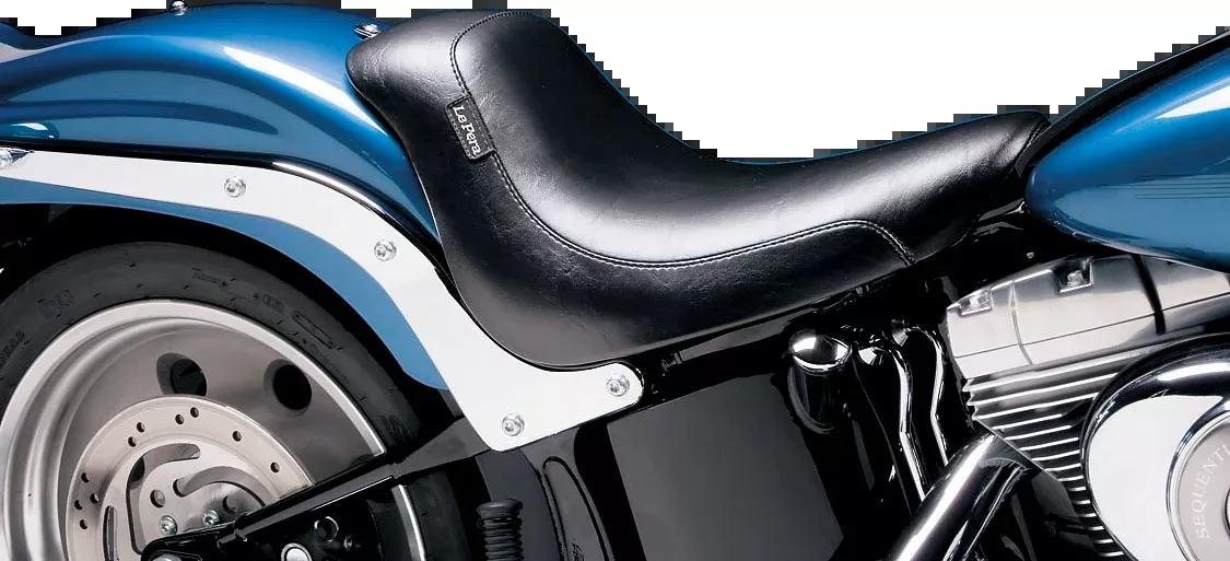 Silhouette Solo Seat - Smooth - Black - FL/FX '06-'17