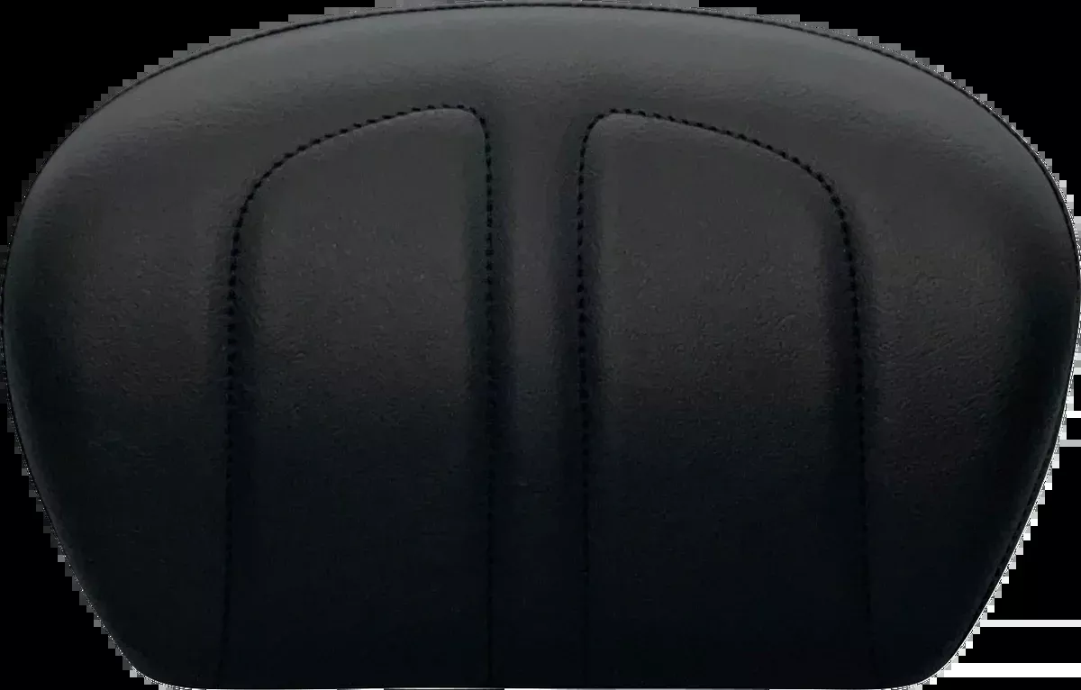 Sissy Bar Pad - Large - Maverick Stitch - Dull Black