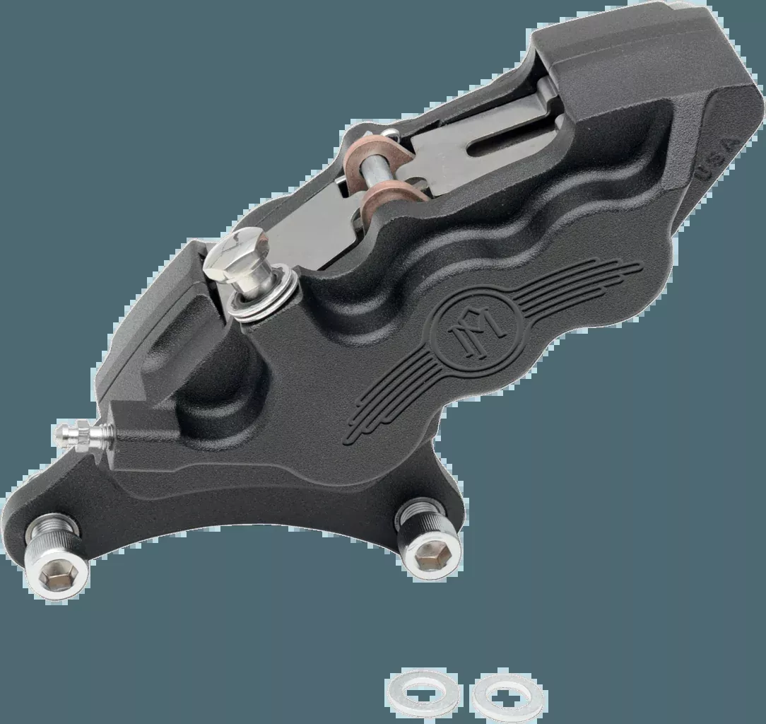 Six-Piston Differential-Bore Front Calipers