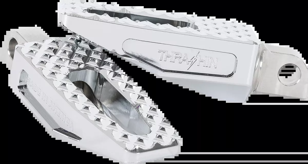 Slim P-54 Footpegs - Front/Rear - Chrome
