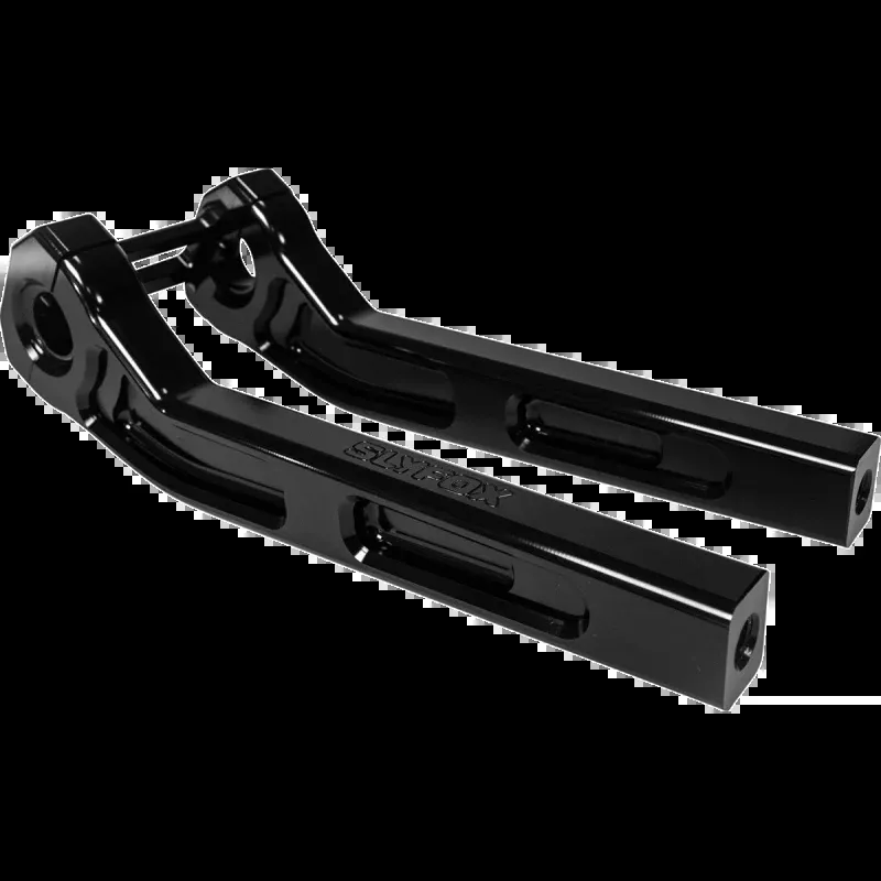 SLYFOX BILLET PULLBACK RISERS BLACK HARLEY DAVIDSON MODELS
