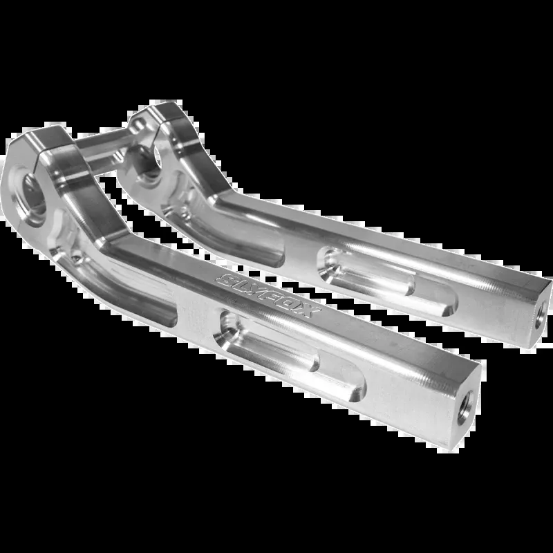 SLYFOX BILLET PULLBACK RISERS RAW HARLEY DAVIDSON MODELS