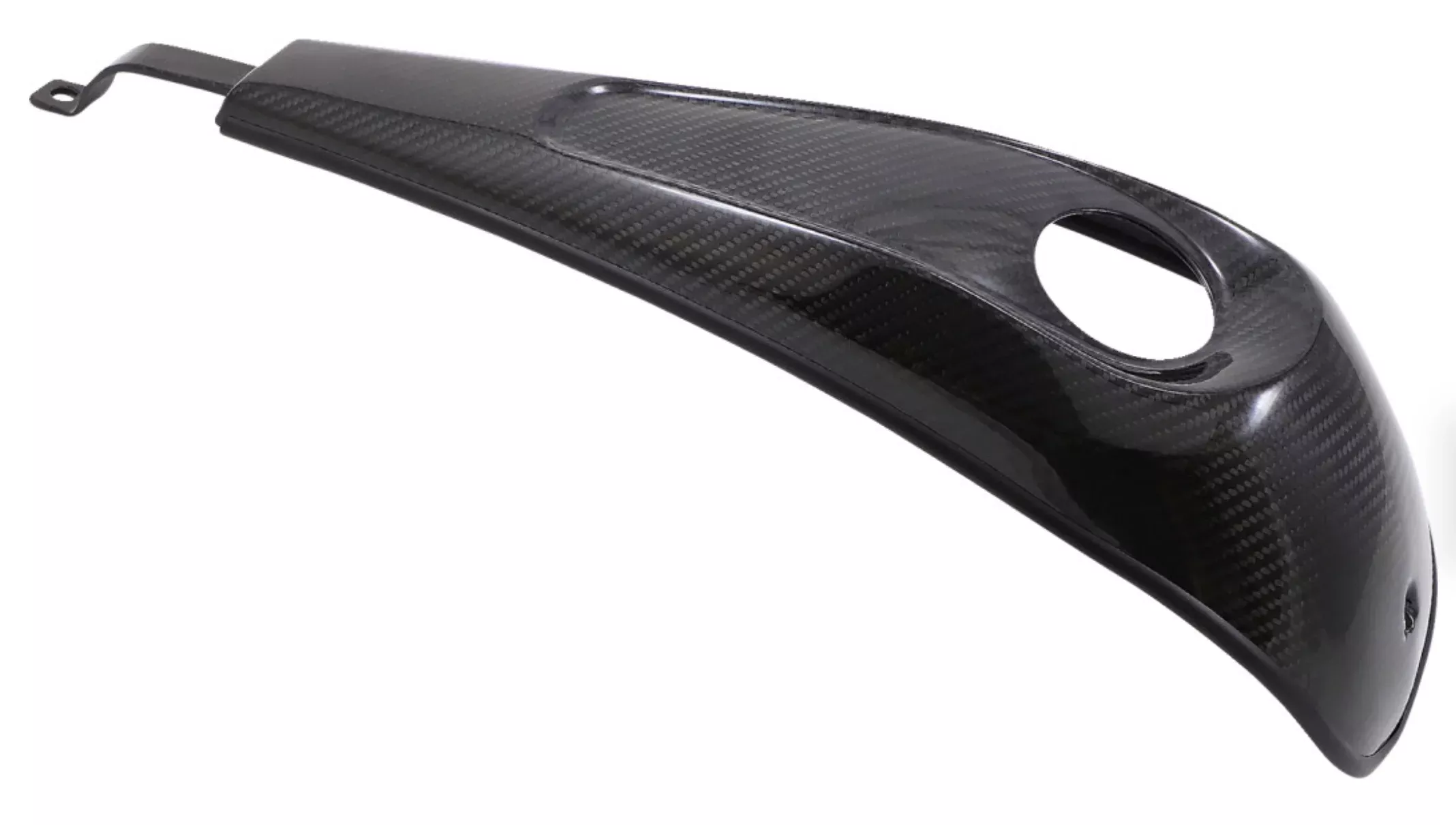 SlyFox Carbon Dash Panel w/ Center Hole – Black Gloss