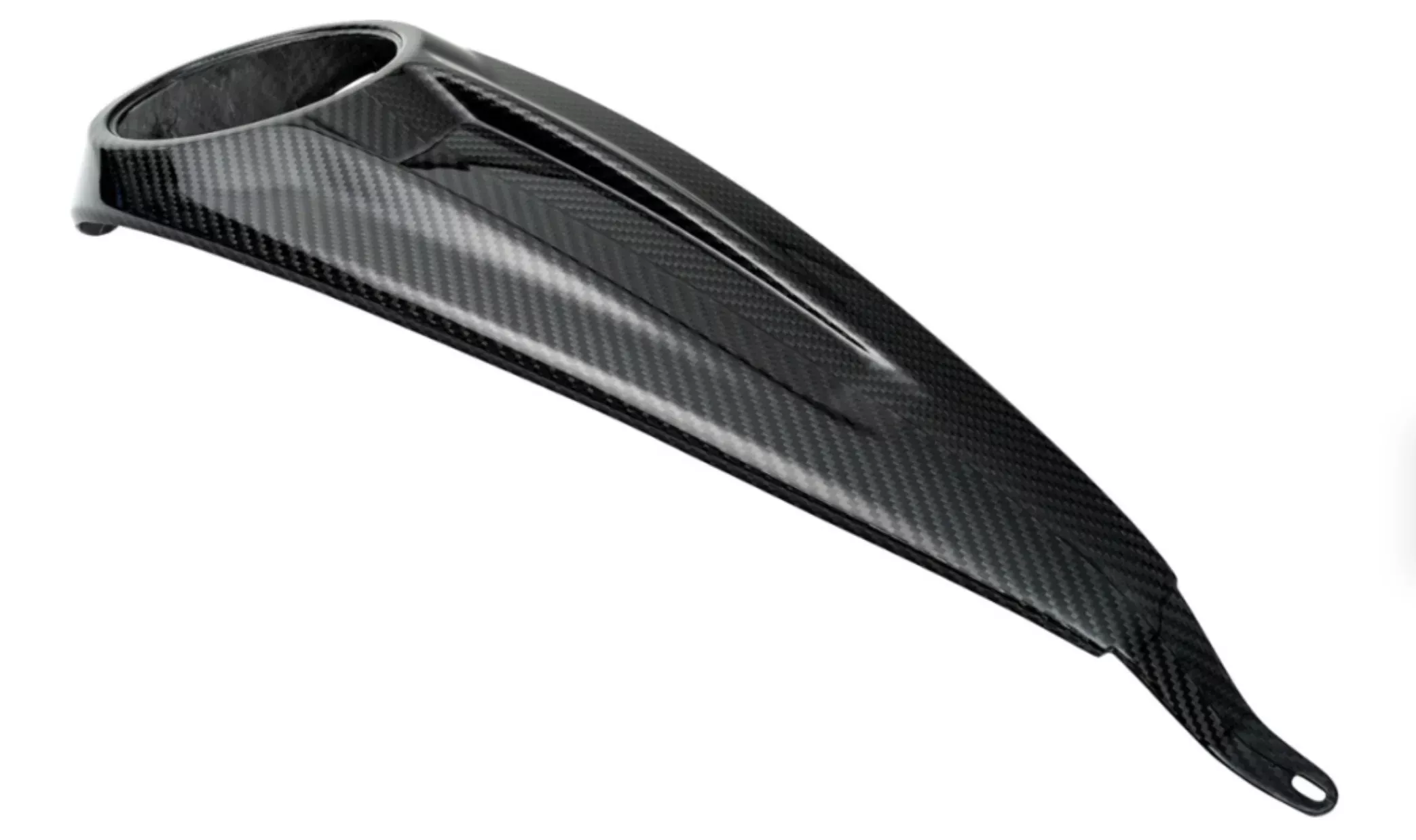 SlyFox Carbon Dash Panel w/ Hole – Black Gloss
