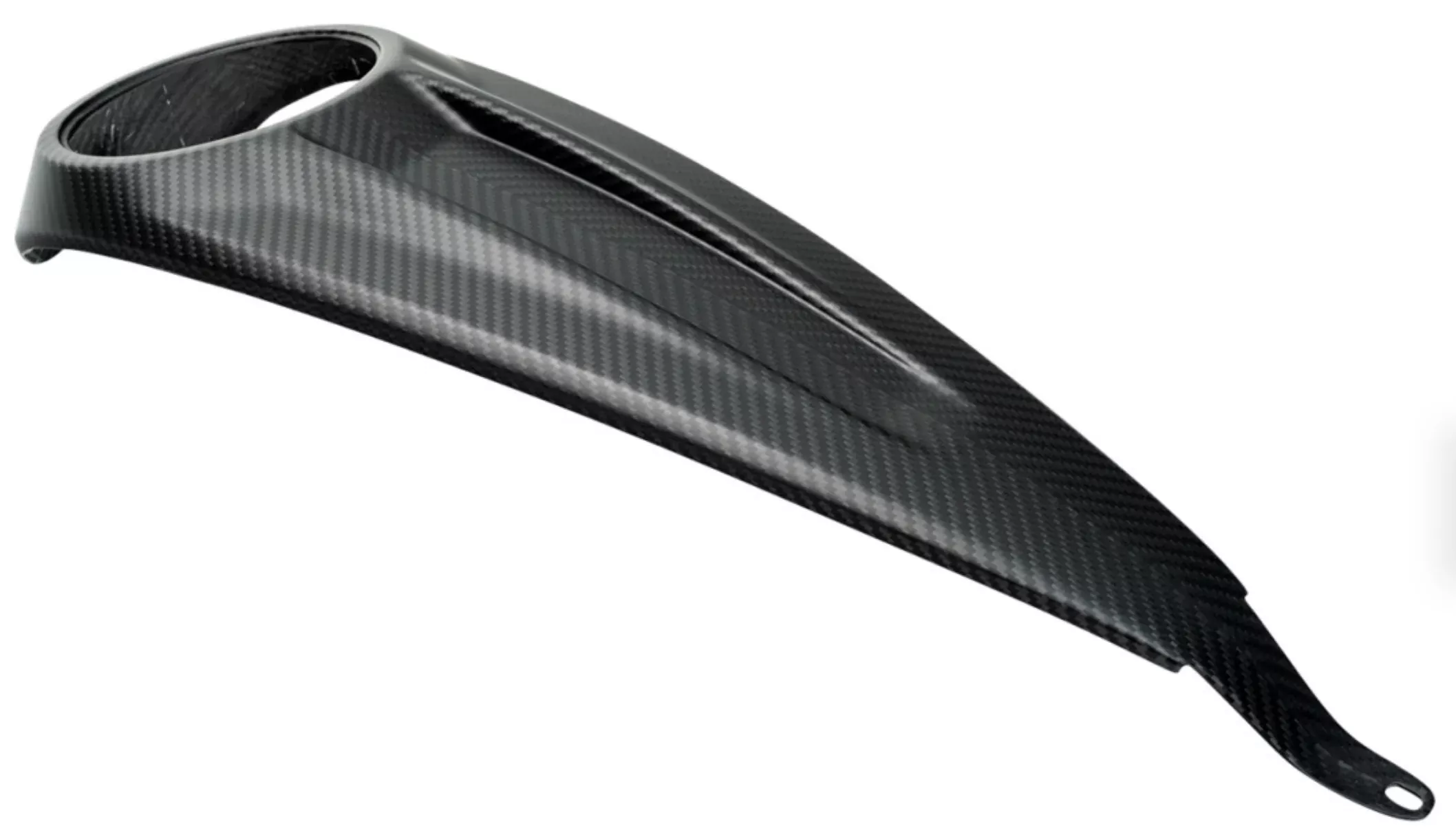 SlyFox Carbon Dash Panel w/ Hole – Black Matte