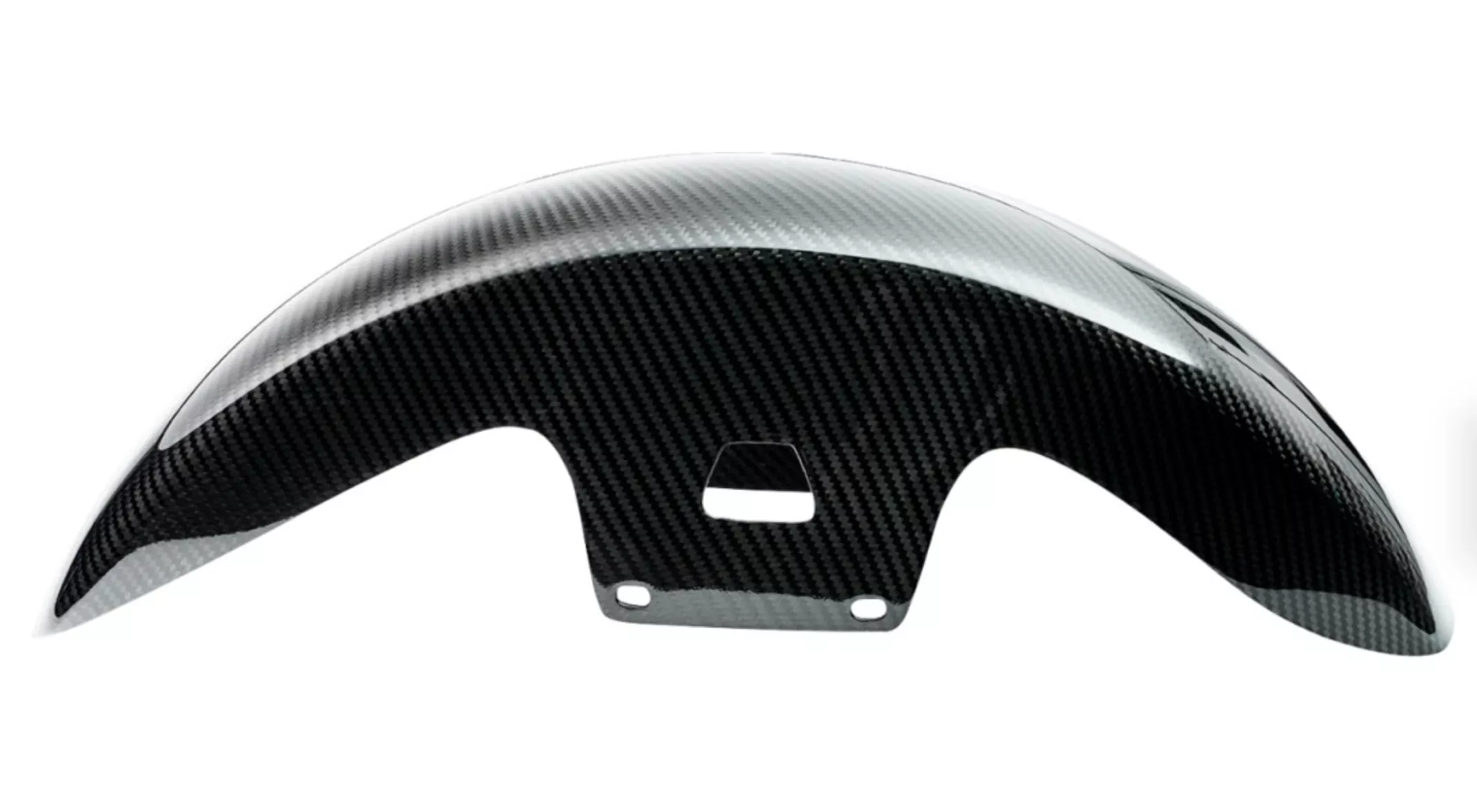 SlyFox Carbon Front Mid-Length Fender – Black Gloss