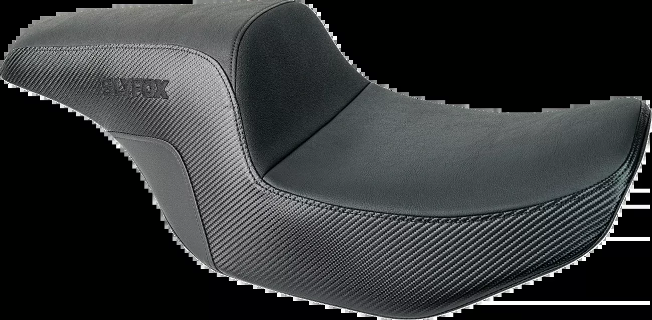 SLYFOX Drifter Tour Seat - Vinyl w/ Slipstop - Black Logo - FL '23-'24 - 4685A-Slyfox