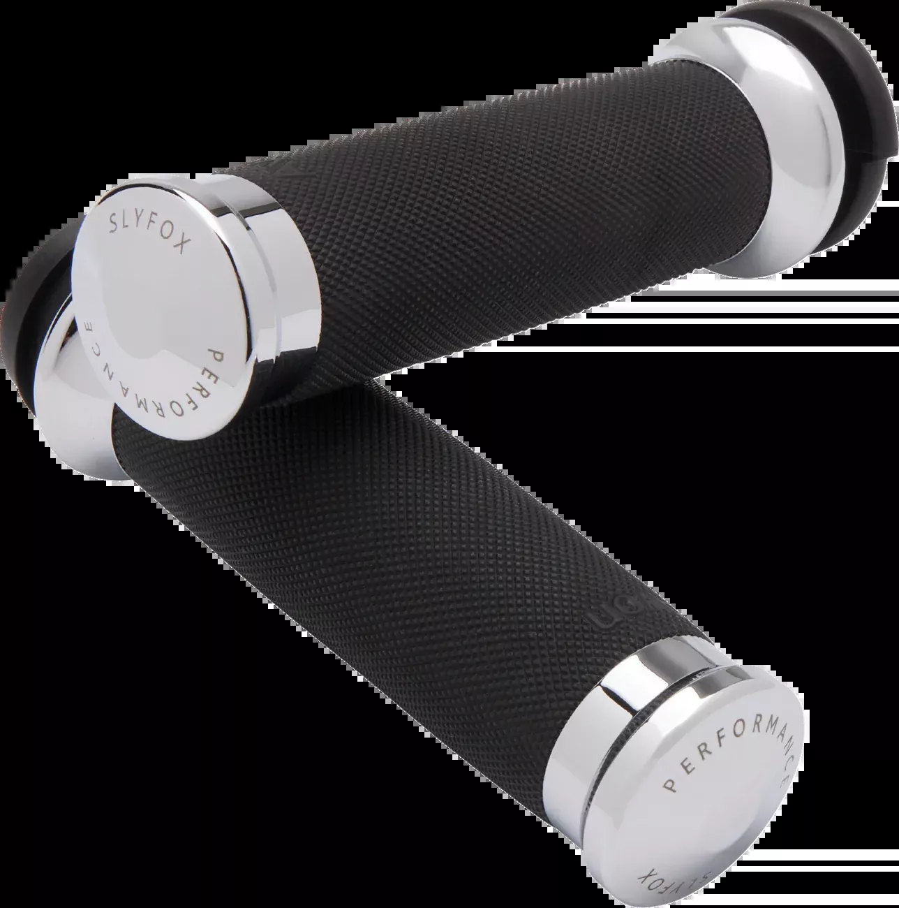 SLYFOX Grips - TBW - Chrome - CC-85-CH-FL-FOX