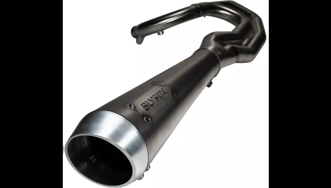 Slyfox Mid-Length 2:1 Exhaust - M8 Bagger