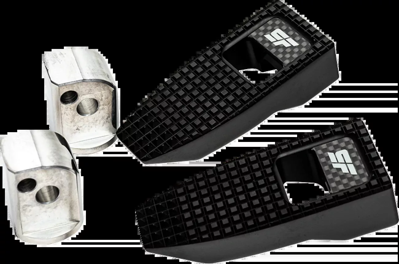 SLYFOX Speed Pegs - Black Anodized - Rear SF-903-02-1