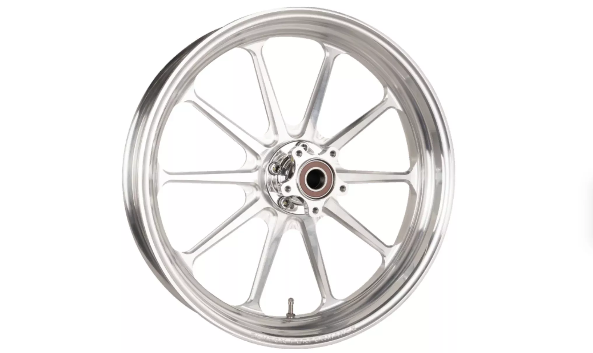 SlyFox Track Pro Front Wheel – 21x3.5 Machine Finish – Dual Disc, ABS Compatible
