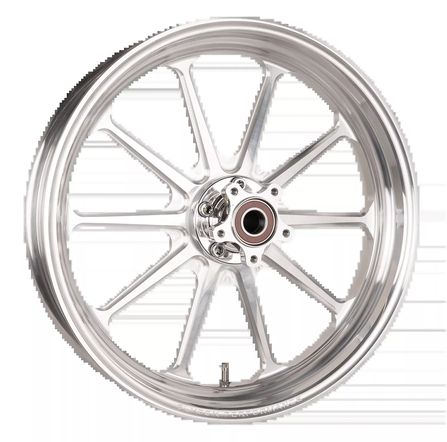 SLYFOX Wheel - Track Pro - Front - Dual Disc/with ABS - Machined - 19x3 12047905RSLYAPM
