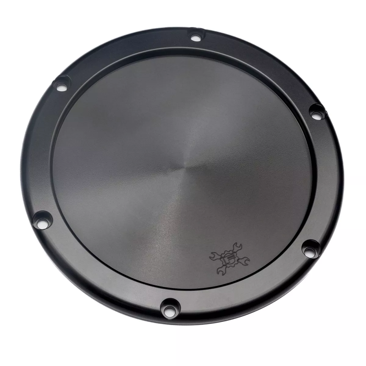 SOLID BA AIR CLEANER COVER, BLACK FINISH