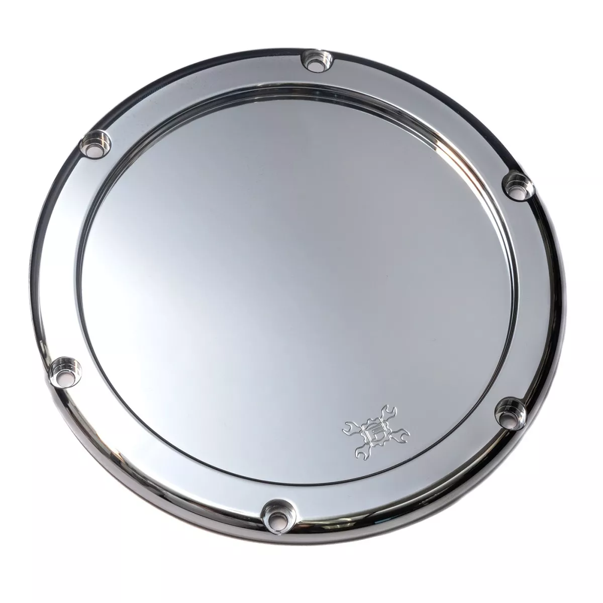 SOLID BA AIR CLEANER COVER, CHROME FINISH