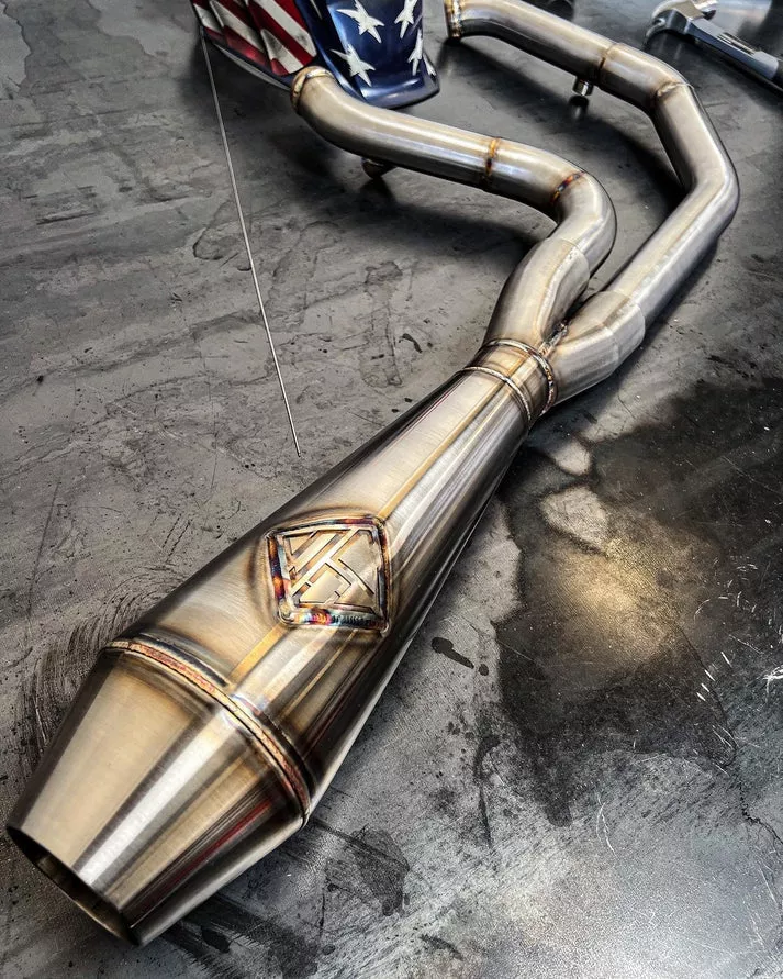 SP Concepts Big Bore 4.5 Exhaust - 1987-1994 FXR W/ Mid Controls