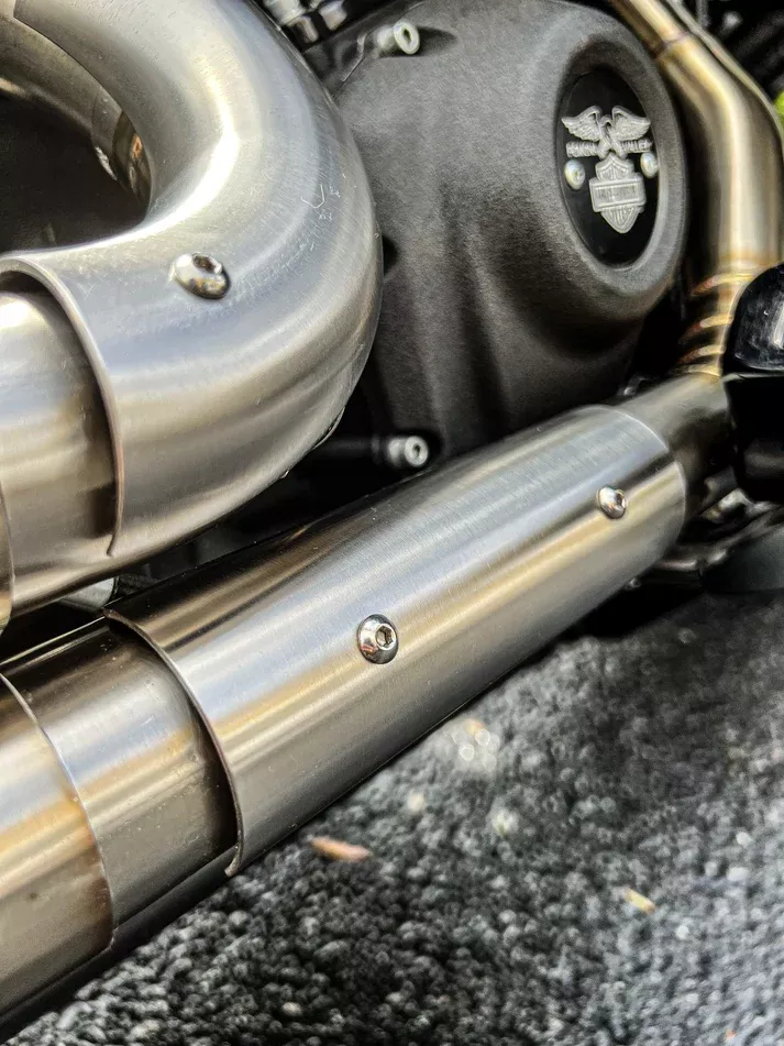 SP Concepts Exhaust Heat Shields - M8 Softail / M8 Bagger / Dyna