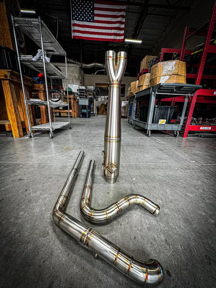 SP Concepts Full Length Turnpike Exhaust "Works Edition" - 1996-2016 Twin Cam Bagger