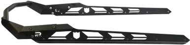 Spg Bumper Rear S-D Gen 4 165 Track Flat Black - SDRB465-FBK