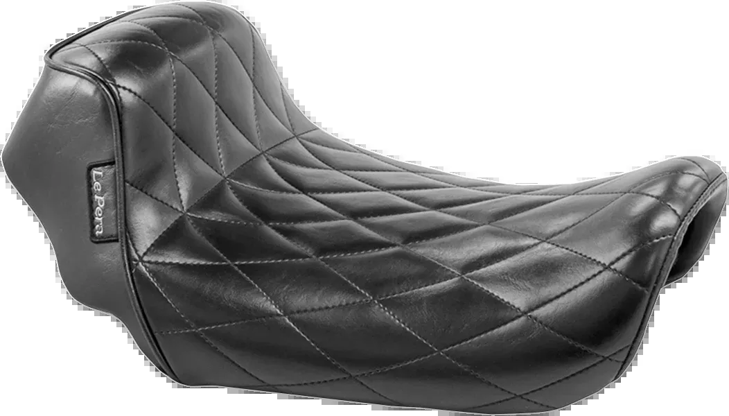 Sprocket Solo Seat - Diamond - Black - FXD '06-'17